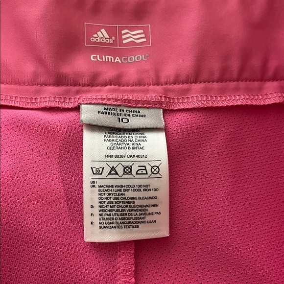 ADIDAS CLIMACOOL Petal Pink golf skirt - 10 - Picture 7 of 8